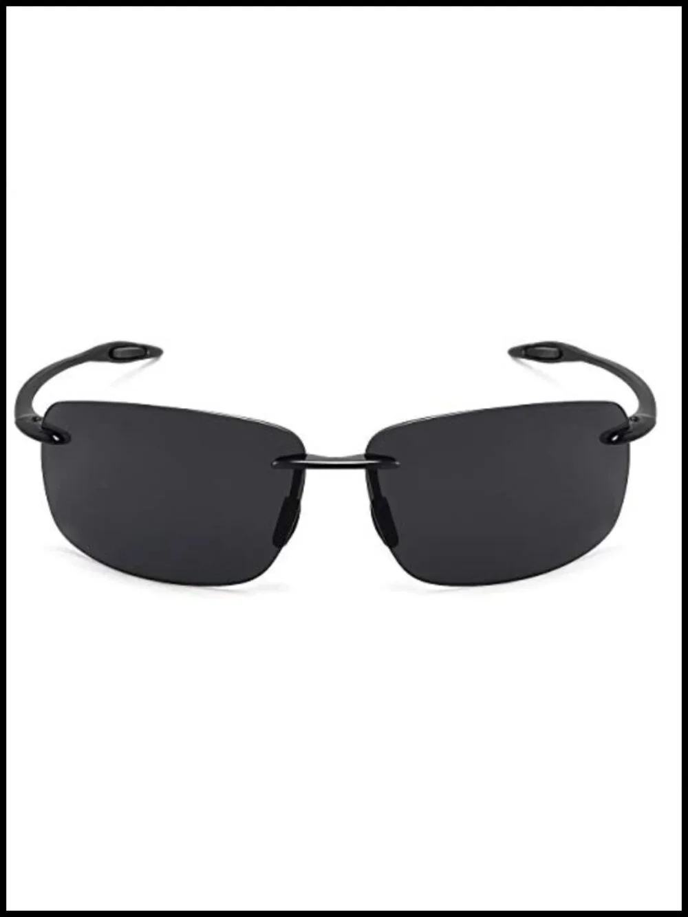 TR90 Rimless Sports Sunglasses UV Protection Polarized for Running Fishing Golf